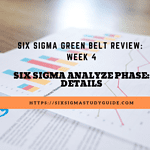 Week 4: Six Sigma Analyze Phase Detail