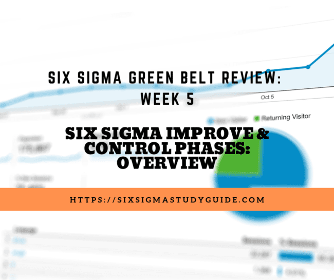 Week 5 Six Sigma Improve and Control Phases Overview