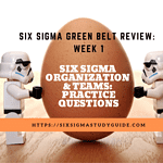 Week 1: Six Sigma Organization and Teams Practice Questions