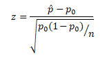 One and Two Sample Proportion Hypothesis Tests