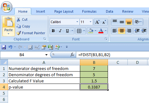 rejection region calculator f